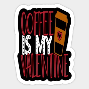 Valentine's Day Coffee Sticker